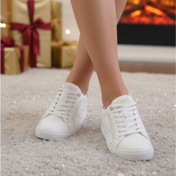 NIB Steve Madden "Bianka" white sneakers - Picture 1 of 12